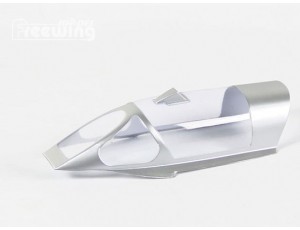 Freewing Mig-21 Silver Plastic Canopy Part